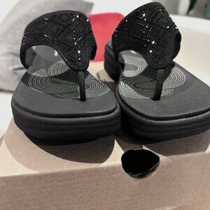CloudSteppers by Clarks Drift Way Wedge Sandals Size 7.5
